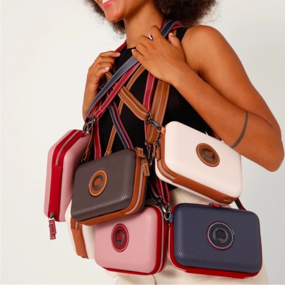 Pink DELSEY Air 2.0 travel Crossbody Bag - Picture 7 of 8
